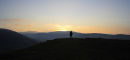 Sunset on Cademuir Hill